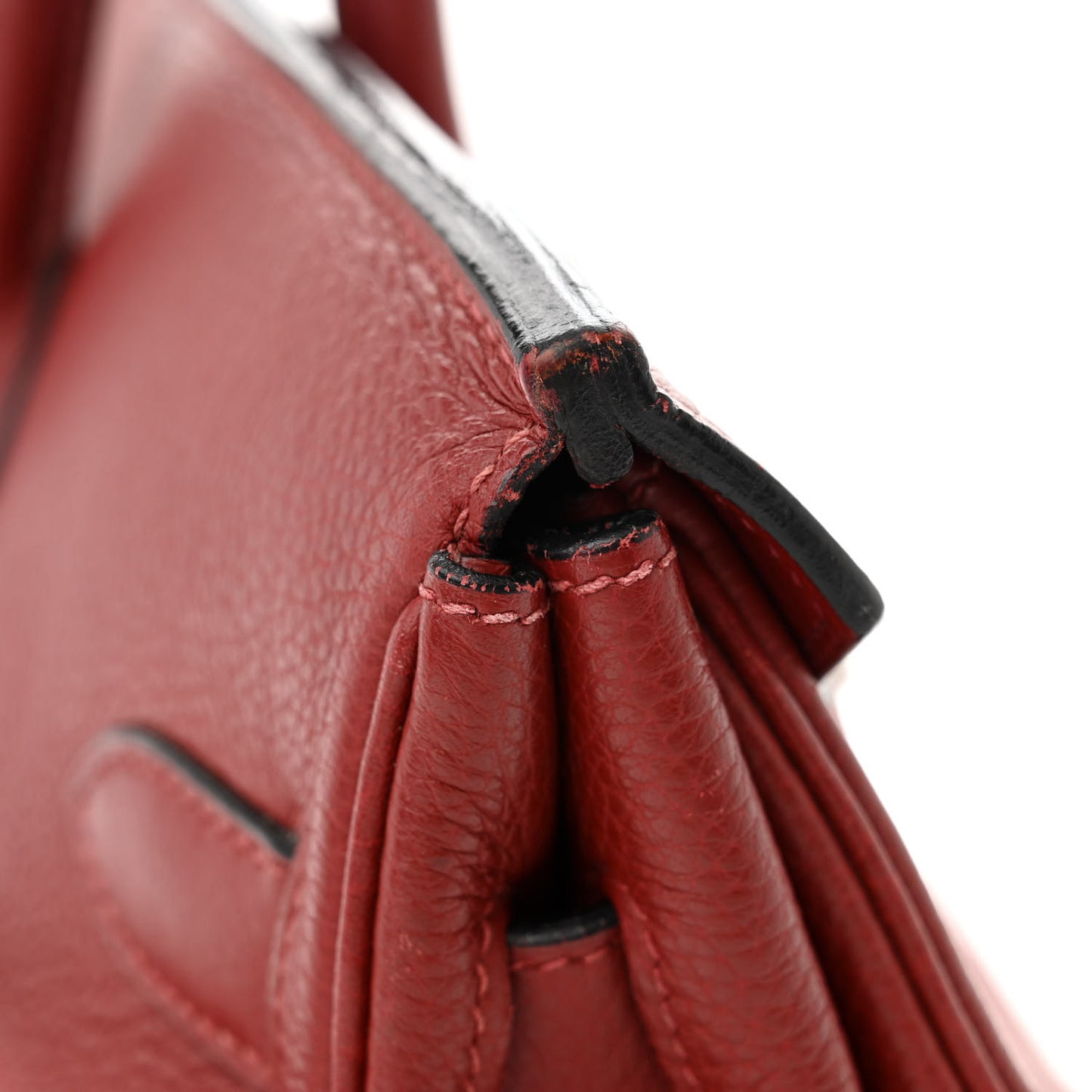 Taurillon Clemence JPG Birkin 42 Rouge H