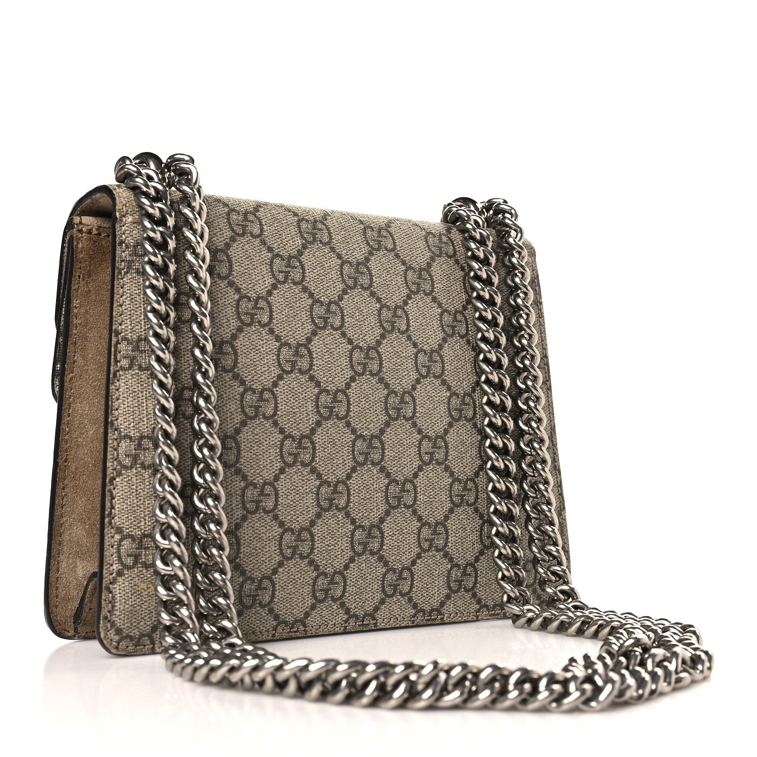 Gucci GG Supreme Monogram Mini Dionysus Shoulder Bag Taupe 3 of 9