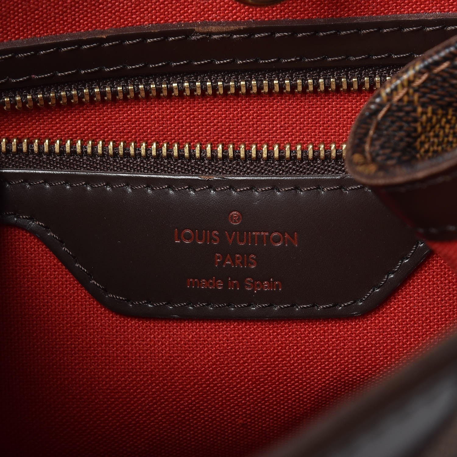 Louis Vuitton Damier Ebene Cabas Rivington 6 of 7