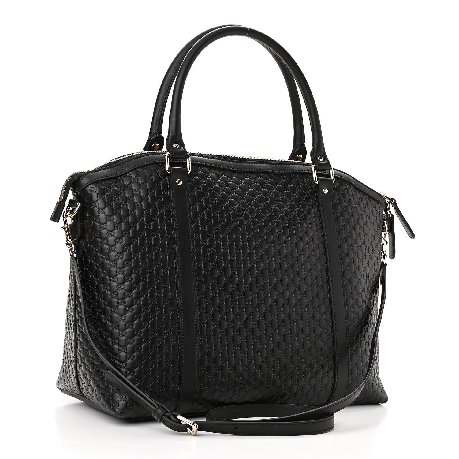 Gucci Soft Microguccissima Large Dome Satchel Black 3 of 10