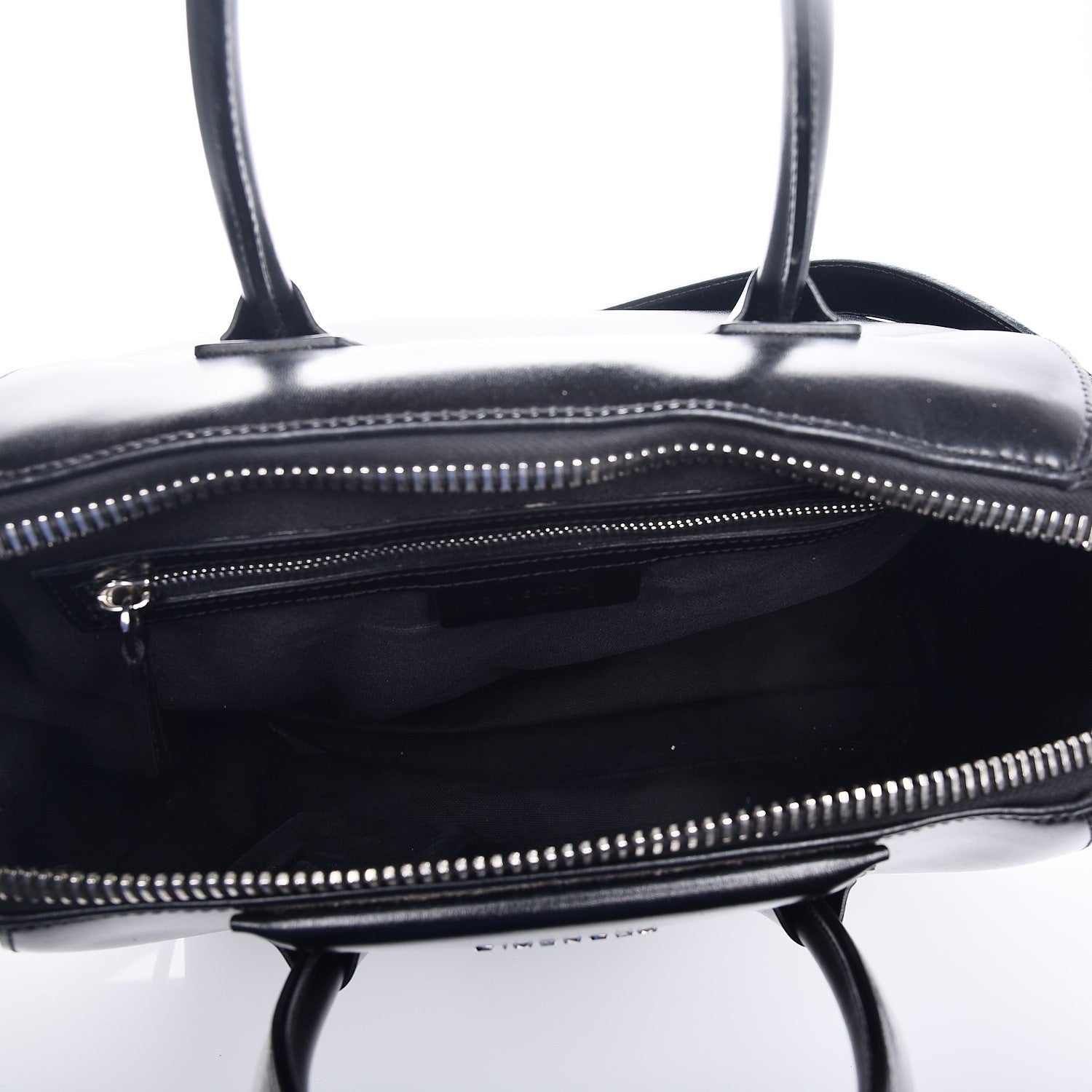 Givenchy Shiny Lord Calfskin Medium Antigona Black 6 of 10