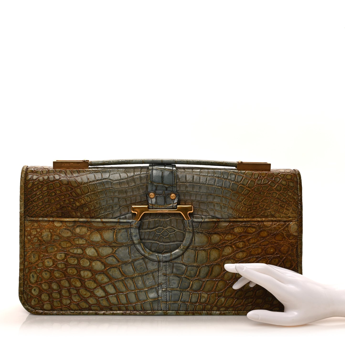 Alligator Degrade Iolanda Clutch Cygno