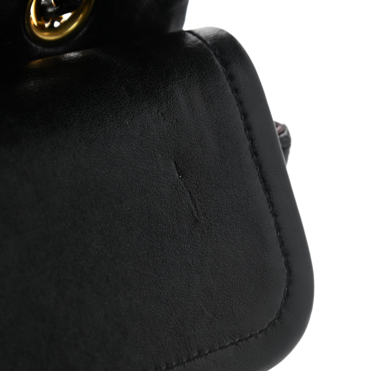Chanel Lambskin Quilted Medium Double Flap Black 12 of 13