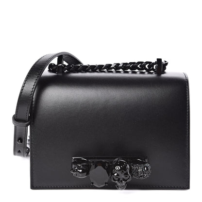 Alexander McQueen Calfskin Knuckle Crossbody Black 1 of 10
