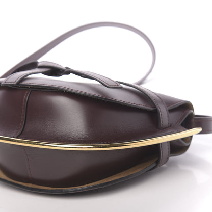 Loewe Calfskin Small Metal Gate Crossbody Bag Oxblood 7 of 8