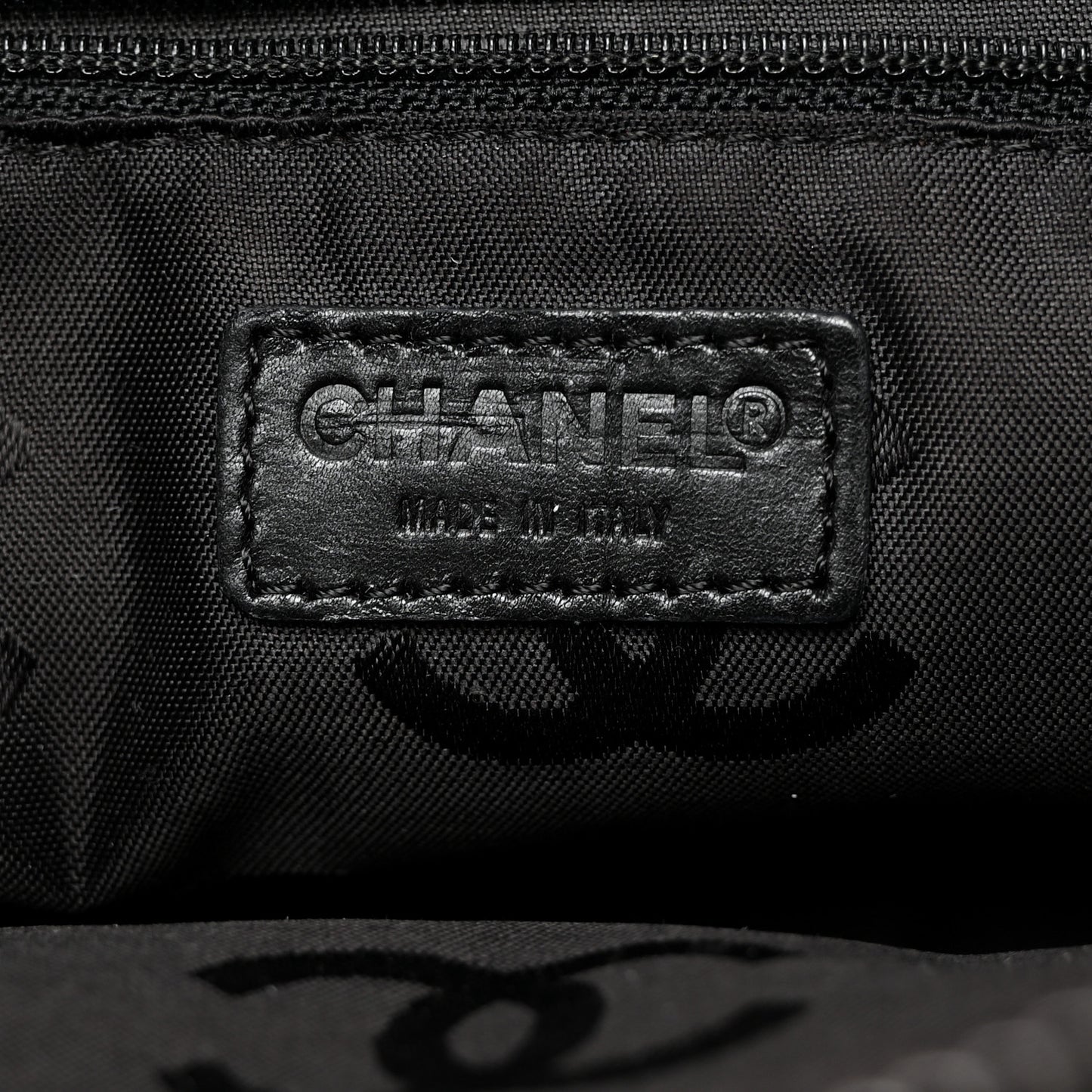 Jersey Quilted Chocolate Bar Shoulder Bag Black