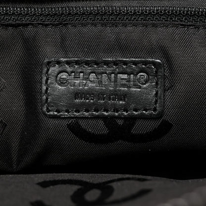 Chanel Jersey Quilted Chocolate Bar Shoulder Bag Black 6 of 9