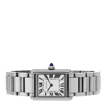 Cartier Stainless Steel 22mm Tank Must Quartz Watch 2 of 5