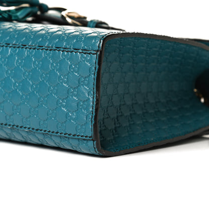 Gucci Soft Microguccissima Medium Emily Chain Shoulder Bag Deep Cobalt 8 of 9
