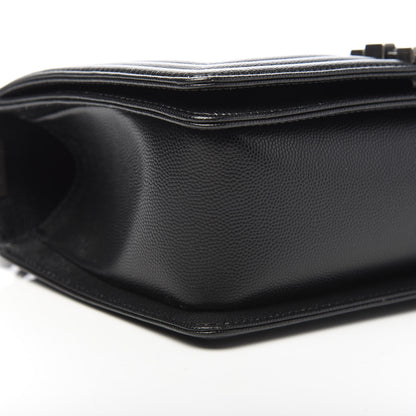 Chanel Caviar Quilted Medium Boy Flap Black 9 of 11