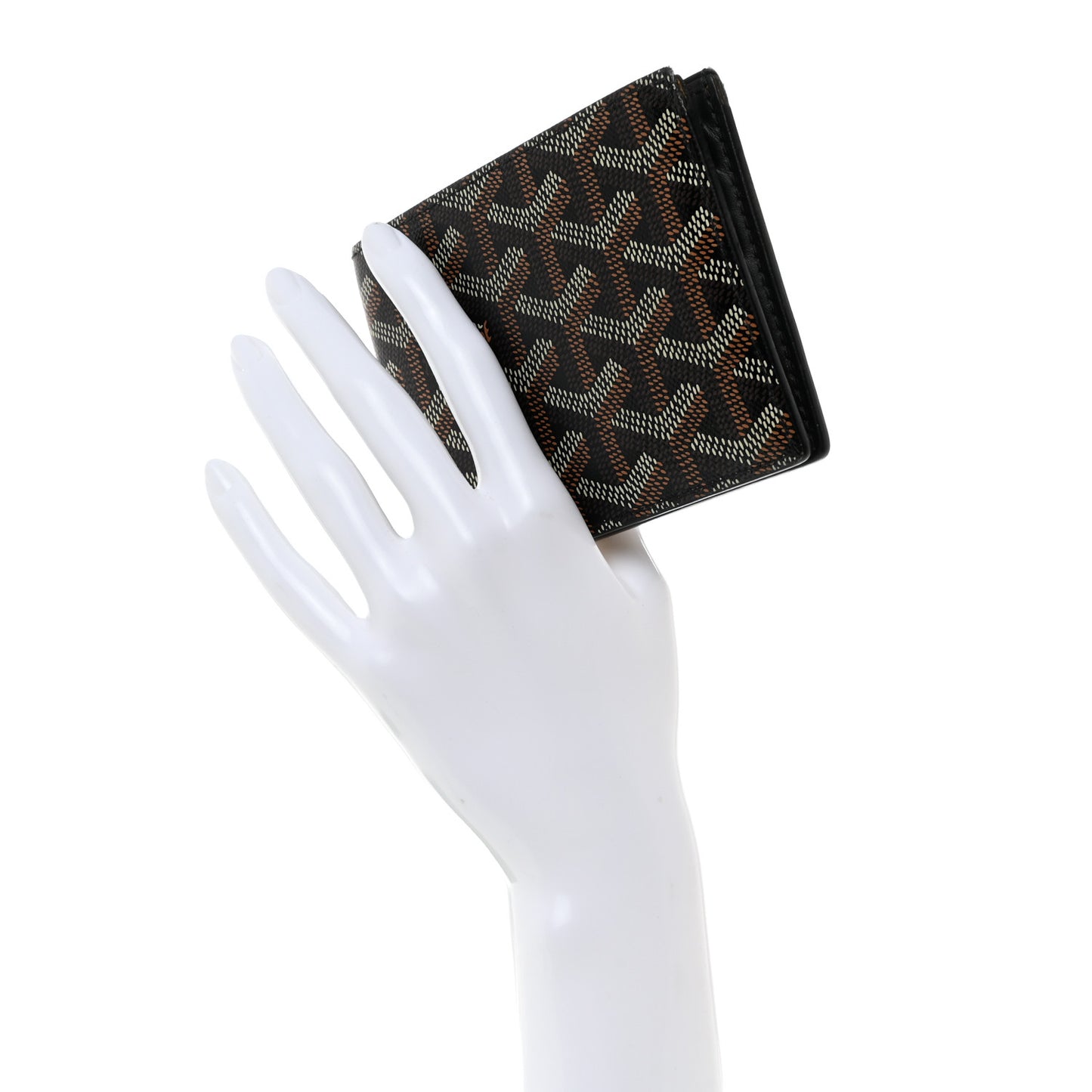 Goyardine Victoire Bi-Fold Wallet Black