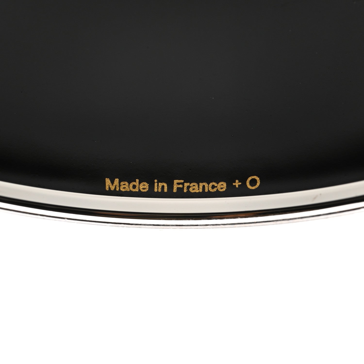 Hermes Enamel Printed Extra Wide Concours d'Etrier Bracelet 65 Taupe 4 of 4