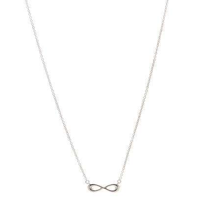 Tiffany Sterling Silver Mini Infinity Pendant Necklace 1 of 6