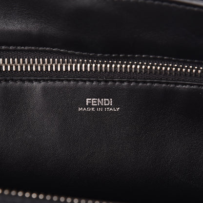 Fendi Shiny Nappa Trapuntata DotCom Chain Satchel Black 5 of 9