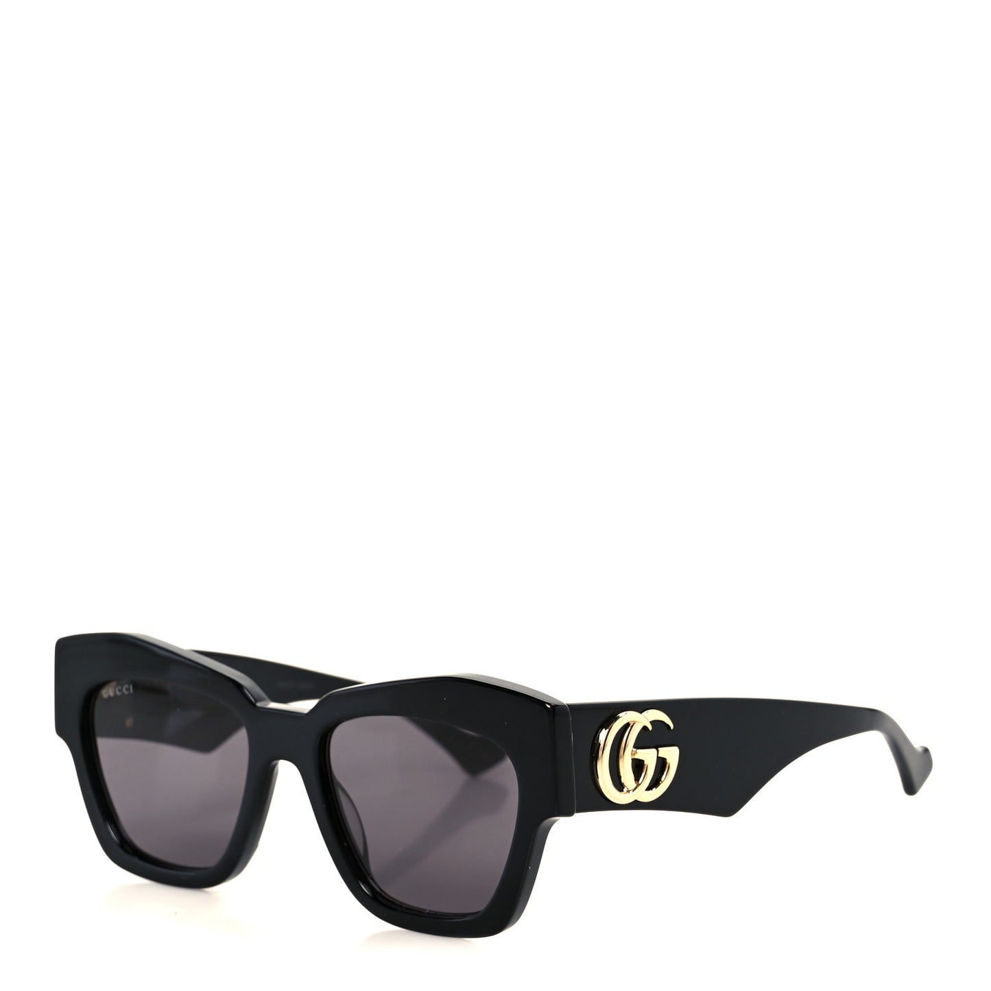 Acetate Square Frame Sunglasses GG1422S Black Grey