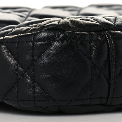 Christian Dior Lambskin Cannage DiorQuake Pouch Black 8 of 10