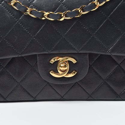 Chanel Lambskin Quilted Small Double Flap Black 10 of 15
