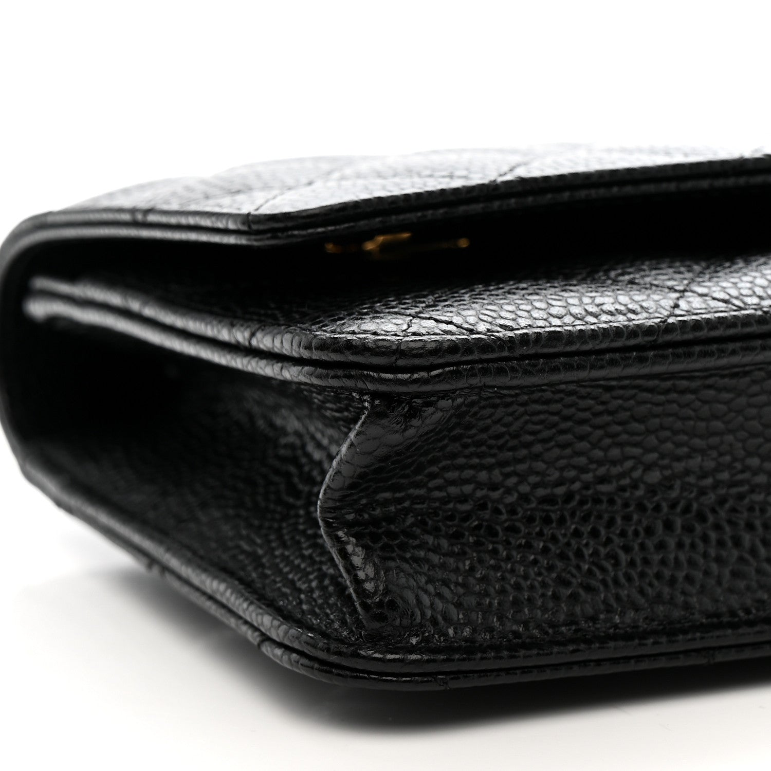 Chanel Caviar Quilted Wallet on Chain WOC Black 10 of 12