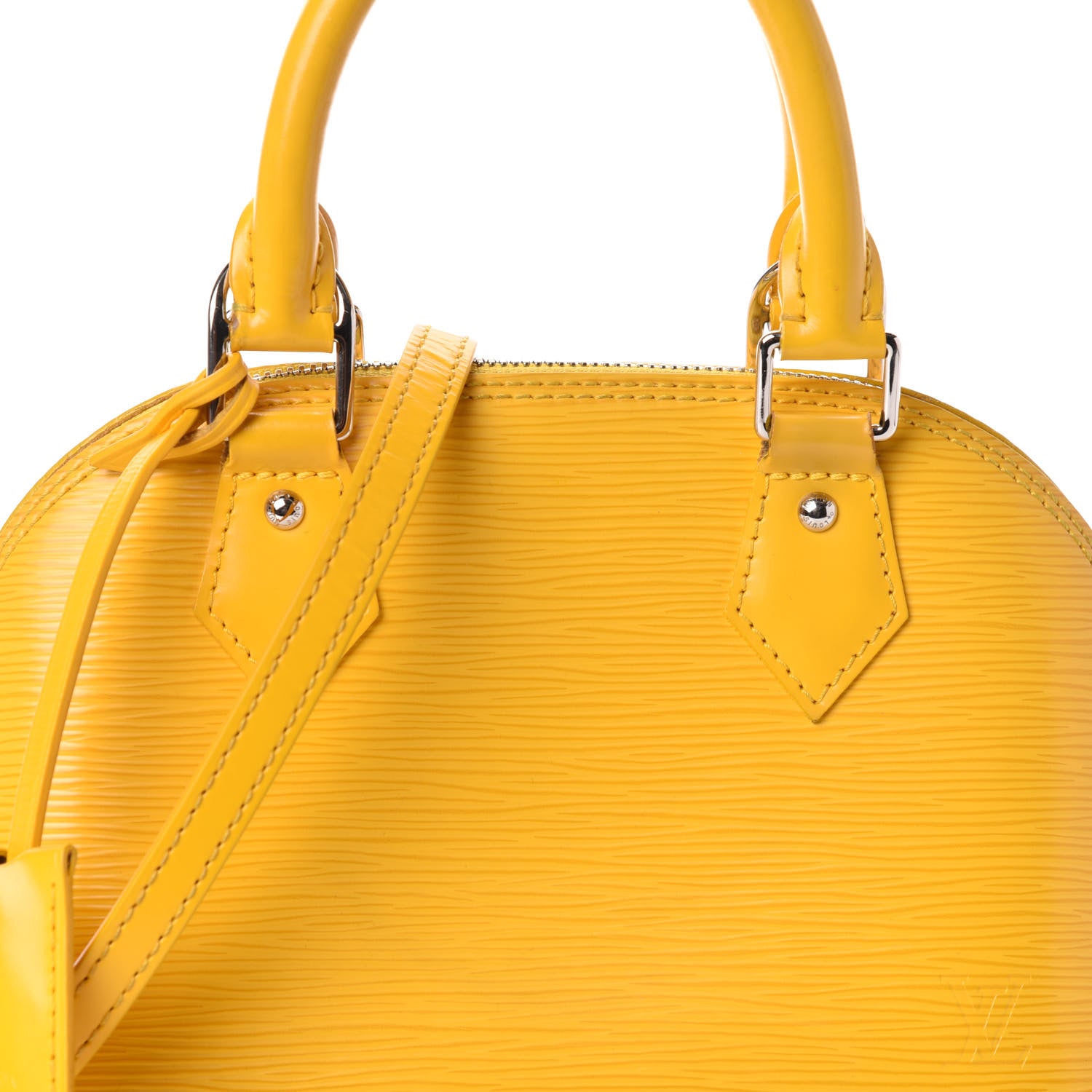 Louis Vuitton Epi Alma BB Citron 6 of 12
