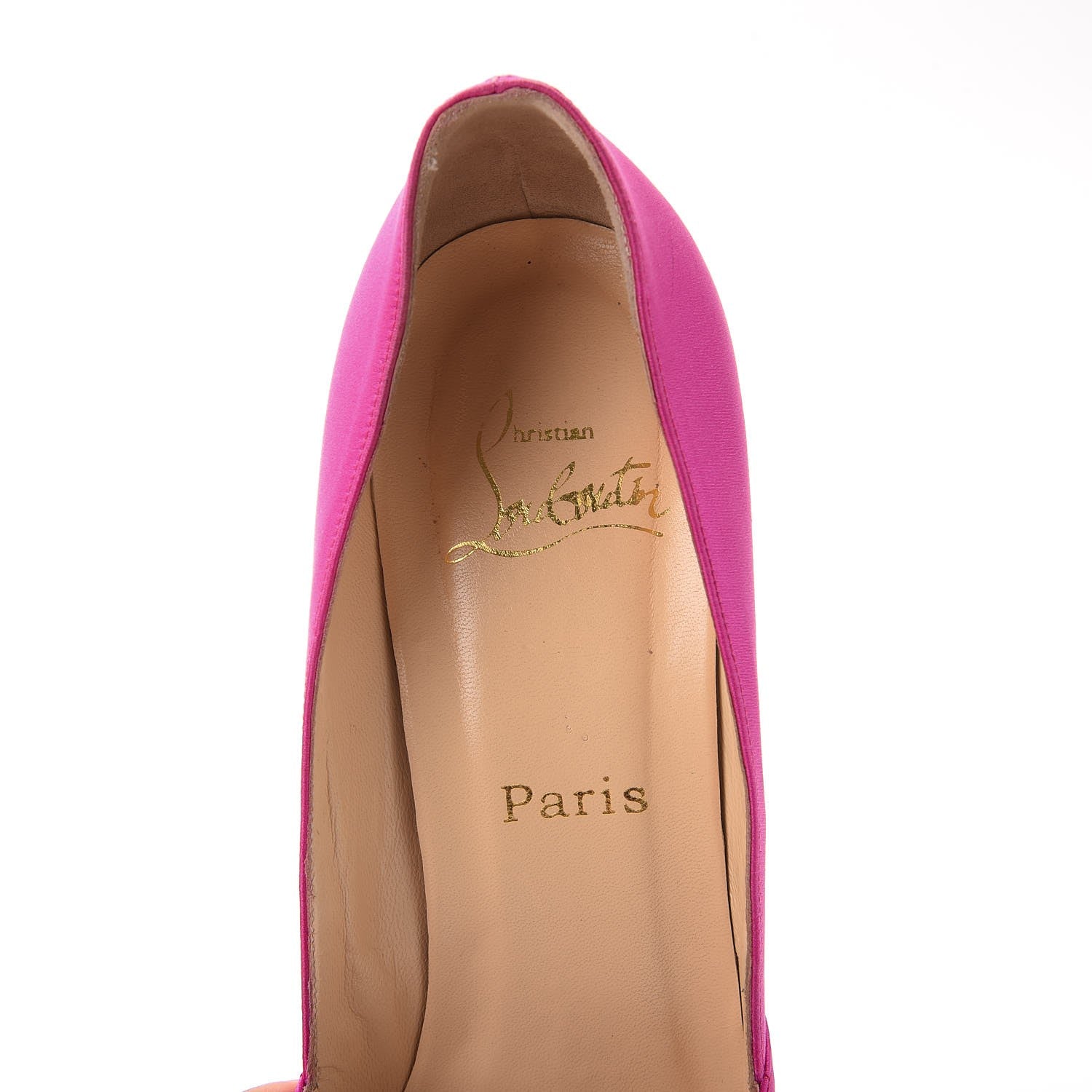 Christian Louboutin Satin Knotted Pumps 39.5 Pink 9 of 19