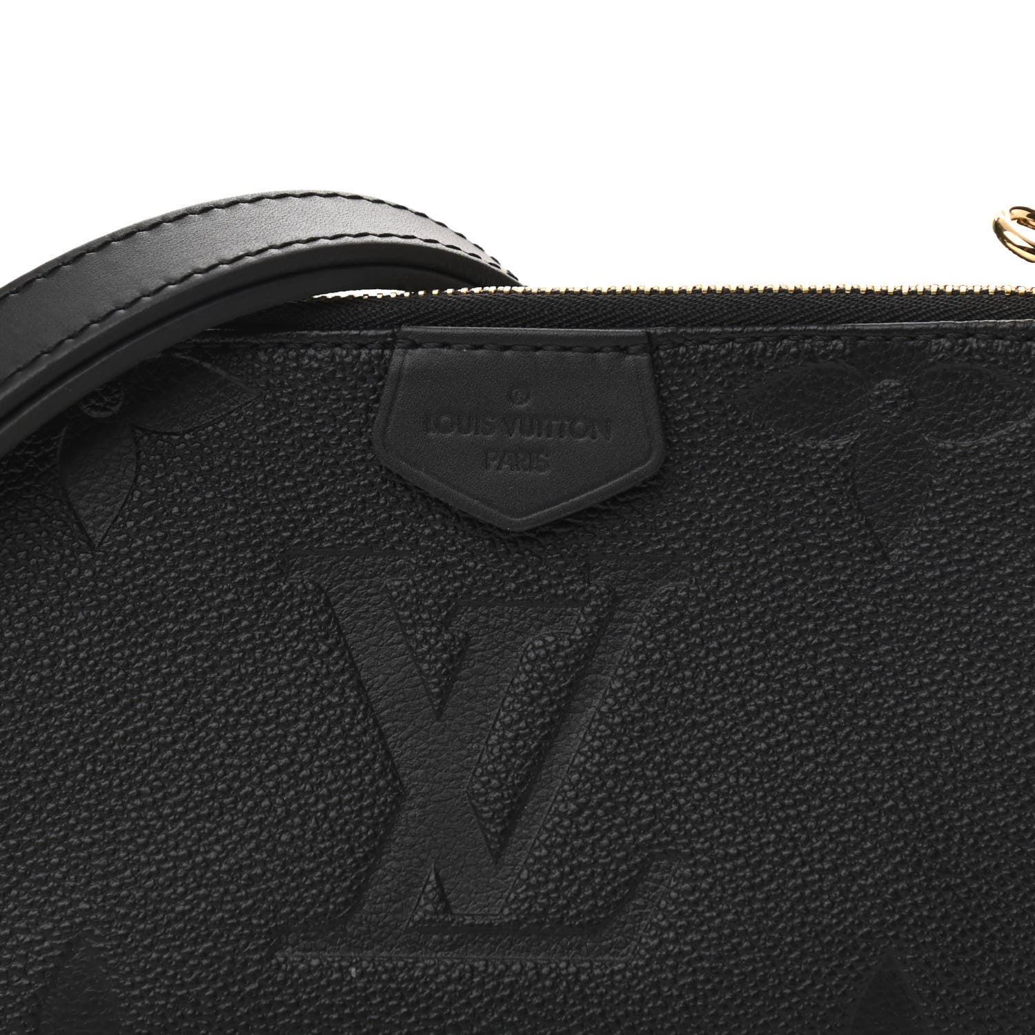 Louis Vuitton Empreinte Monogram Giant Multi Pochette Accessories Small Pochette Black 7 of 10