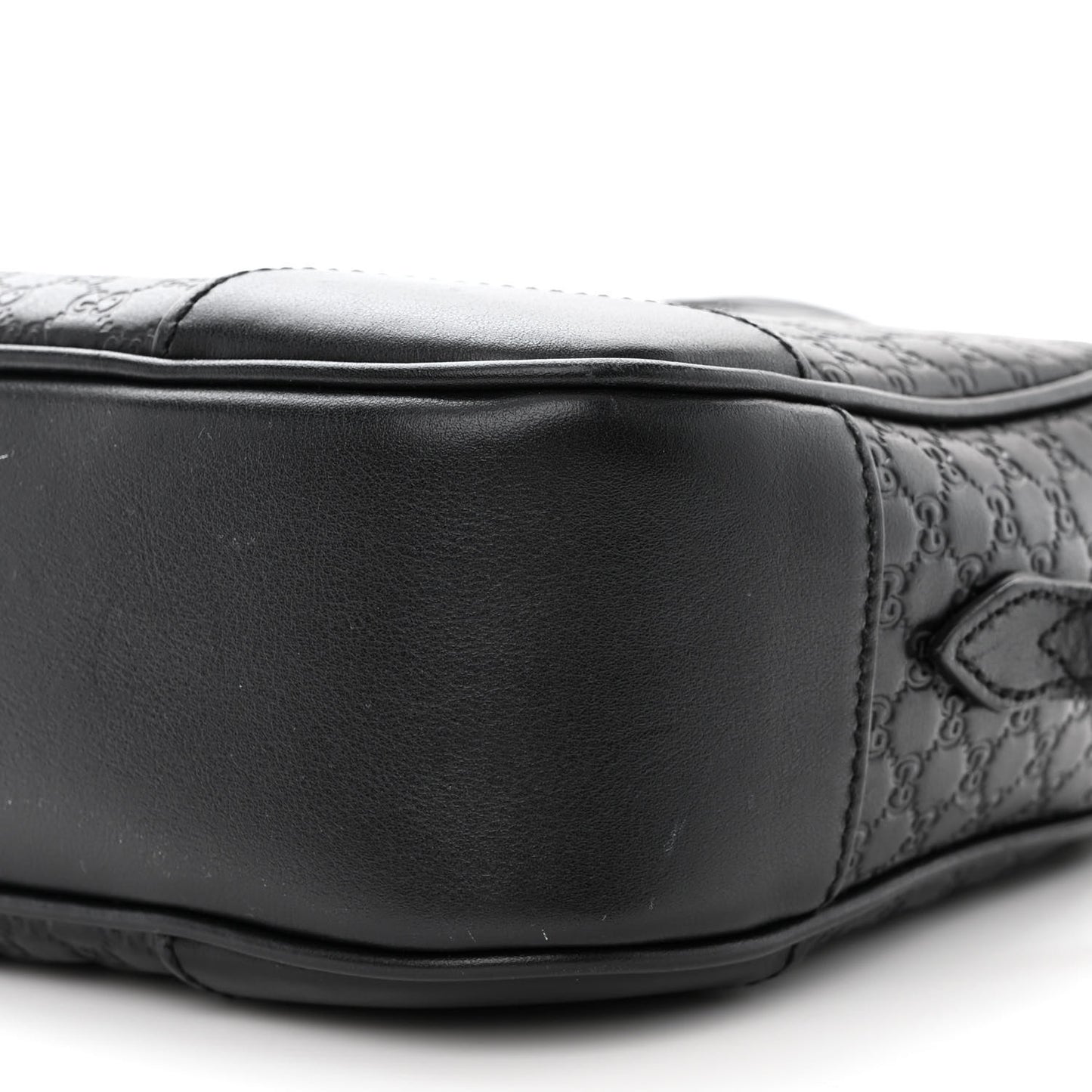 Microguccissima Mini Bree Messenger Bag Black