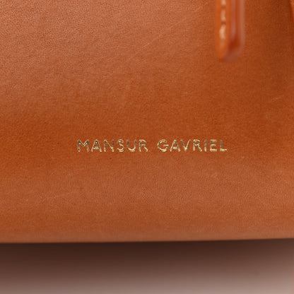 Mansur Gavriel Vegetable Tanned Calfskin Mini Bucket Bag Camello Rosa 6 of 14