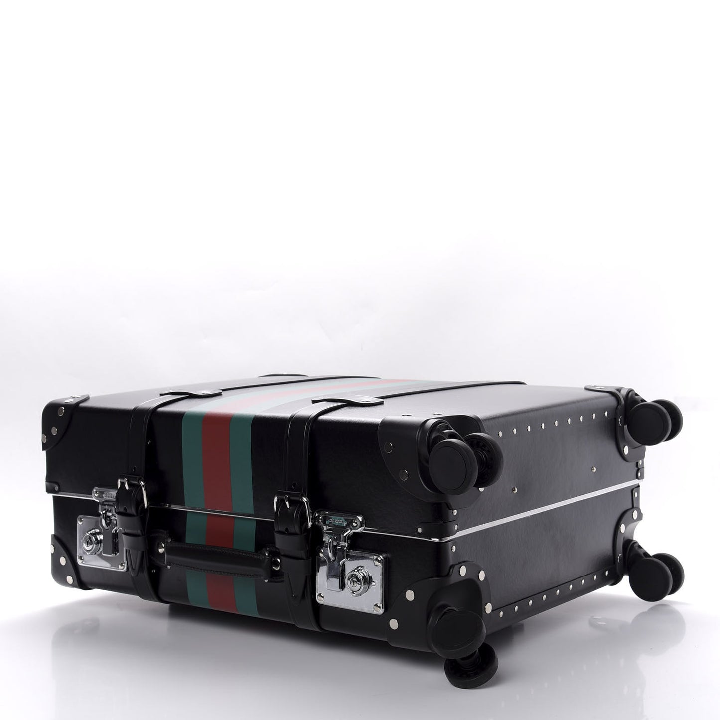 Calfskin Web Globe-Trotter Carry-On Black