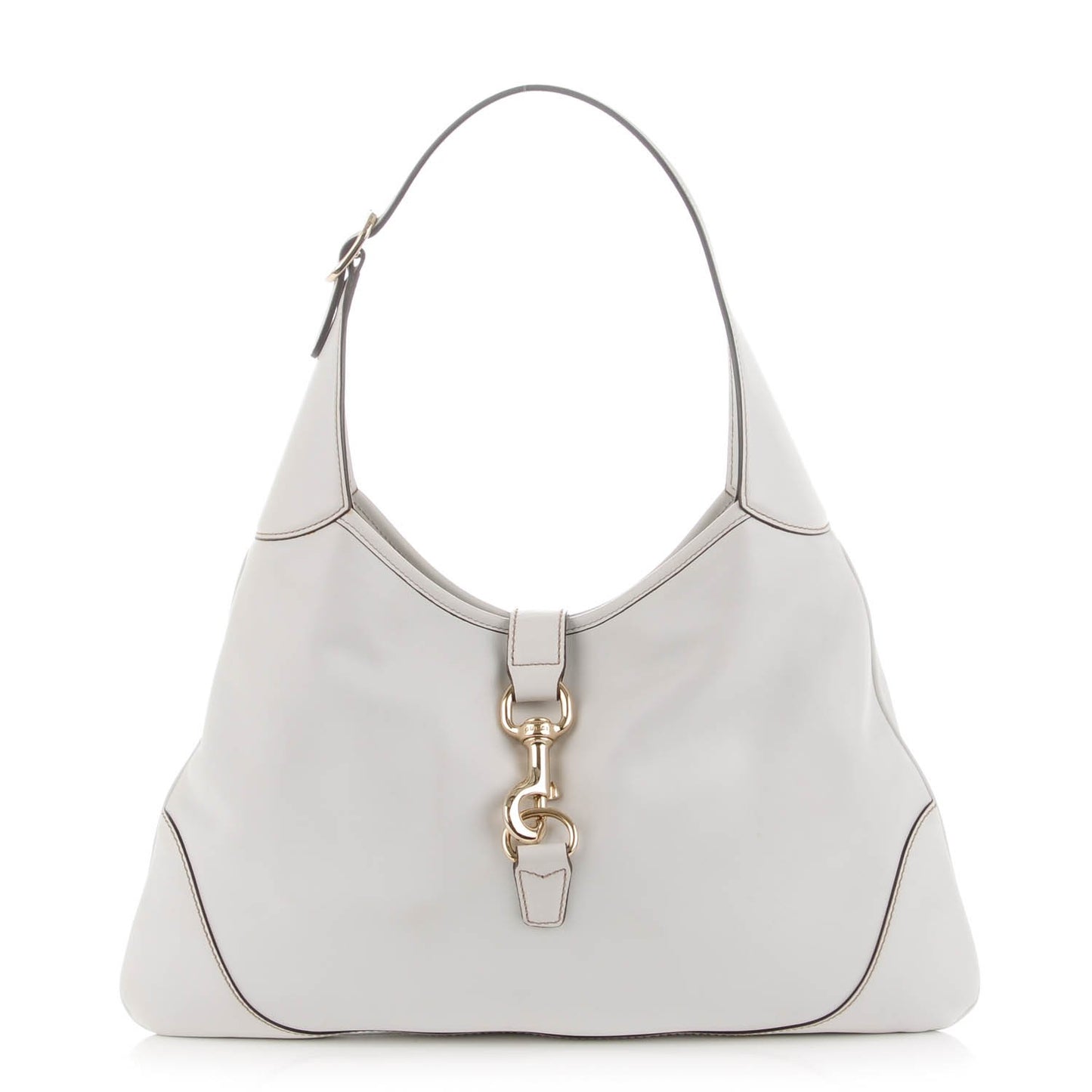 Calfskin Medium Jackie O Bouvier Hobo White