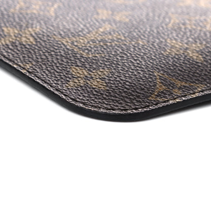 Louis Vuitton Monogram Neverfull MM GM Pochette Turquoise 8 of 9