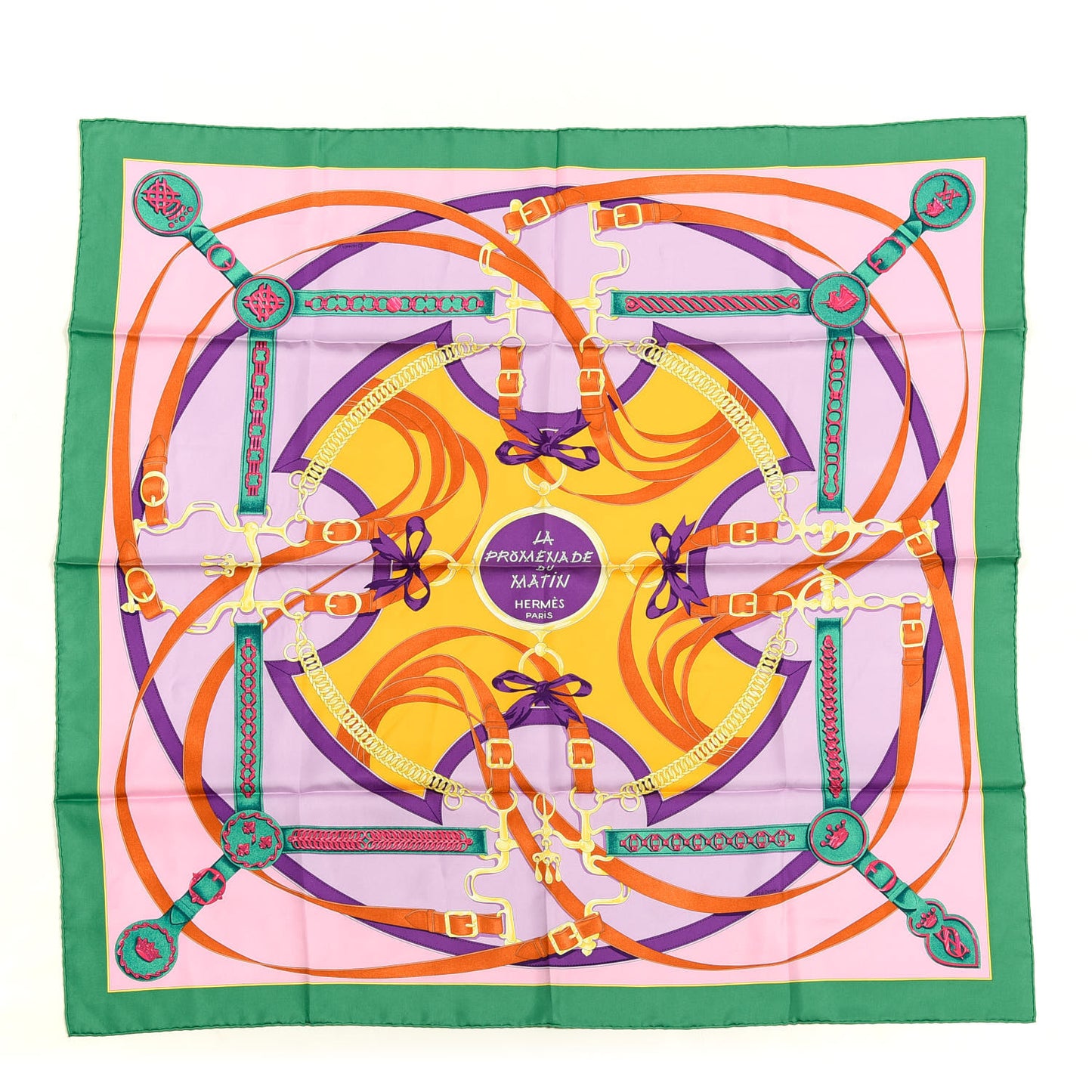 Silk La Promenade Du Matin Scarf 90