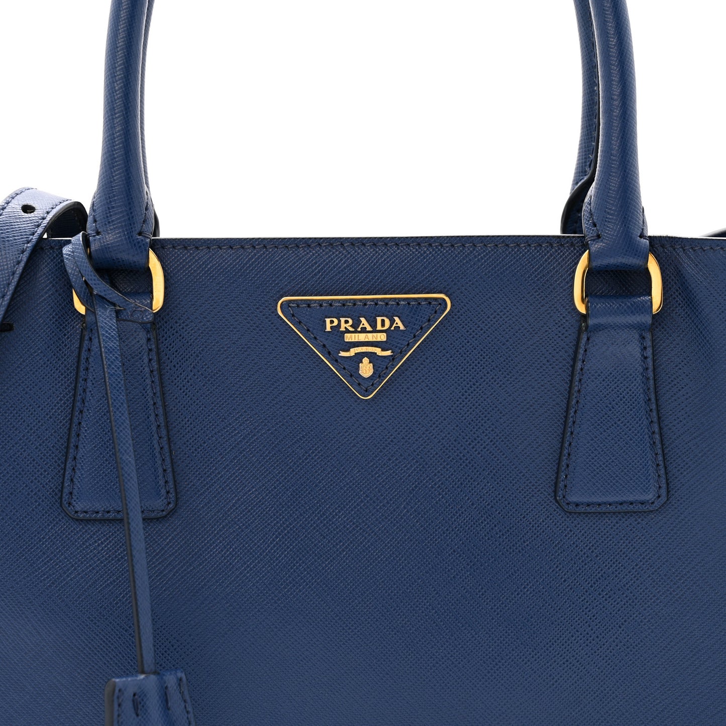 Saffiano Lux Medium Tote Bluette