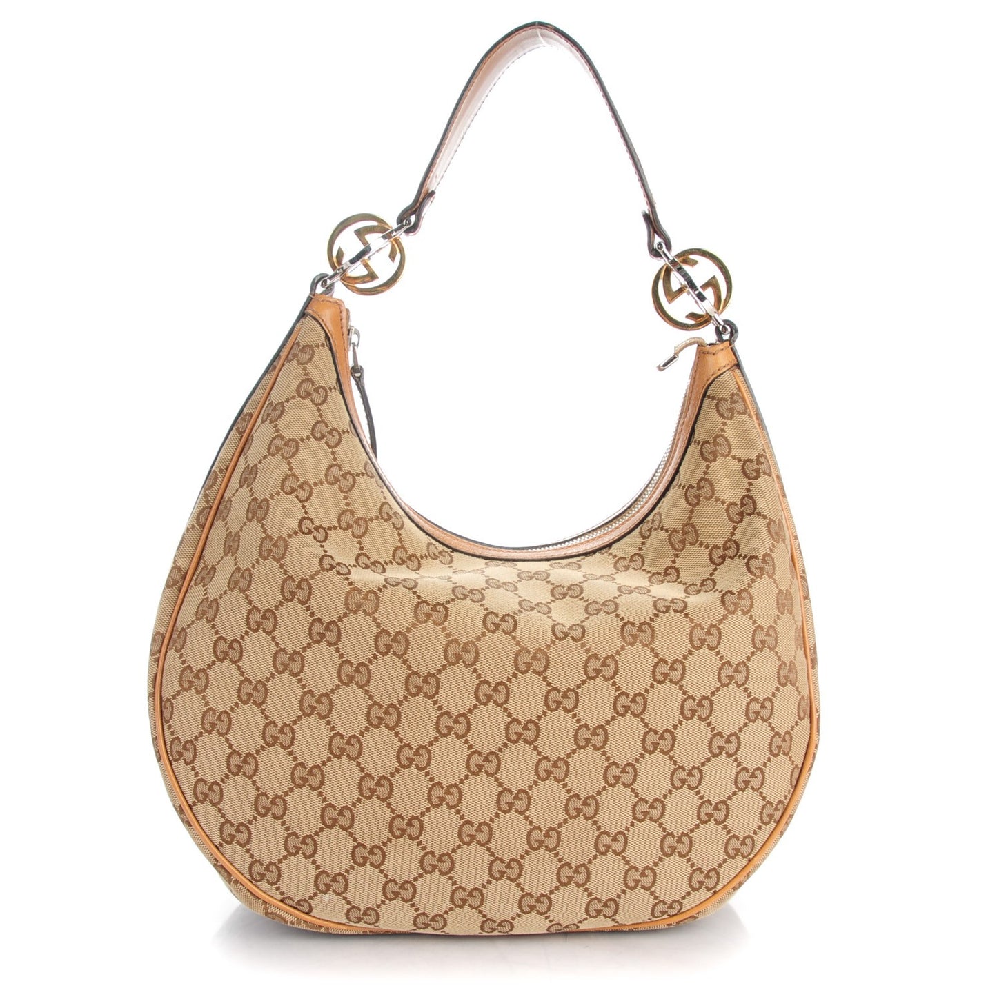 Monogram Medium GG Twins Hobo Tan
