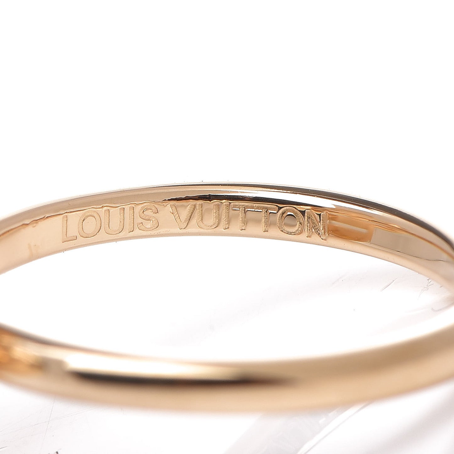 18K Yellow Gold Fleur Ring 50 5.25