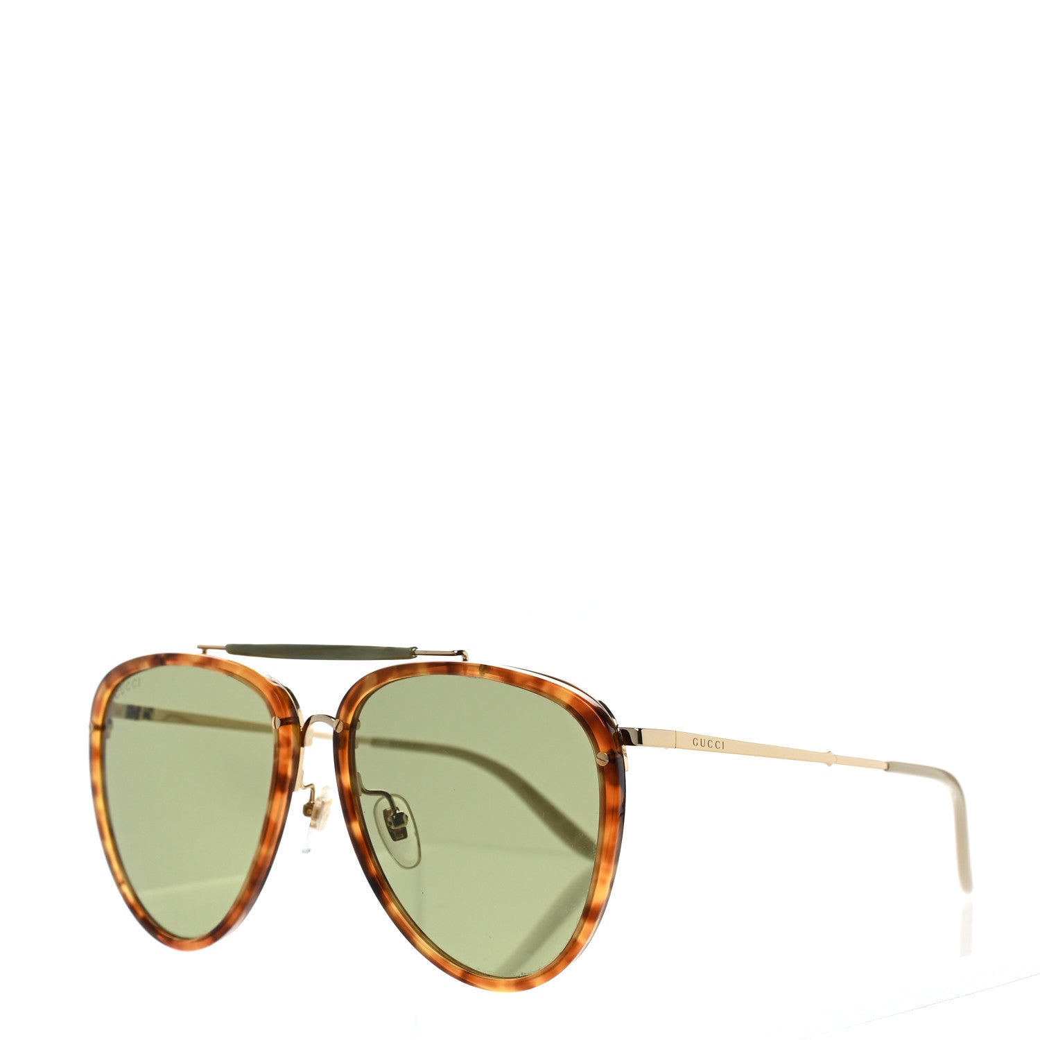 Gucci Square Frame Sunglasses GG0672S Tortoise 1 of 9