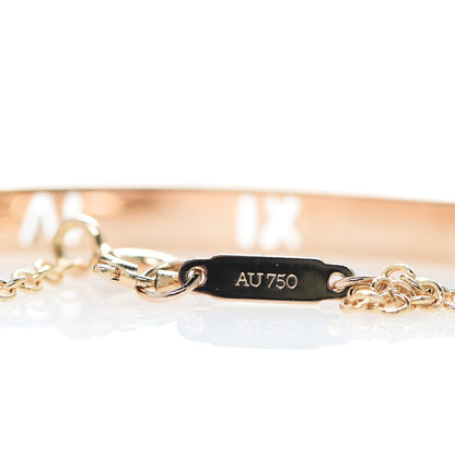 Tiffany 18K Rose Gold Diamond Atlas Bar Pierced Bracelet 5 of 5