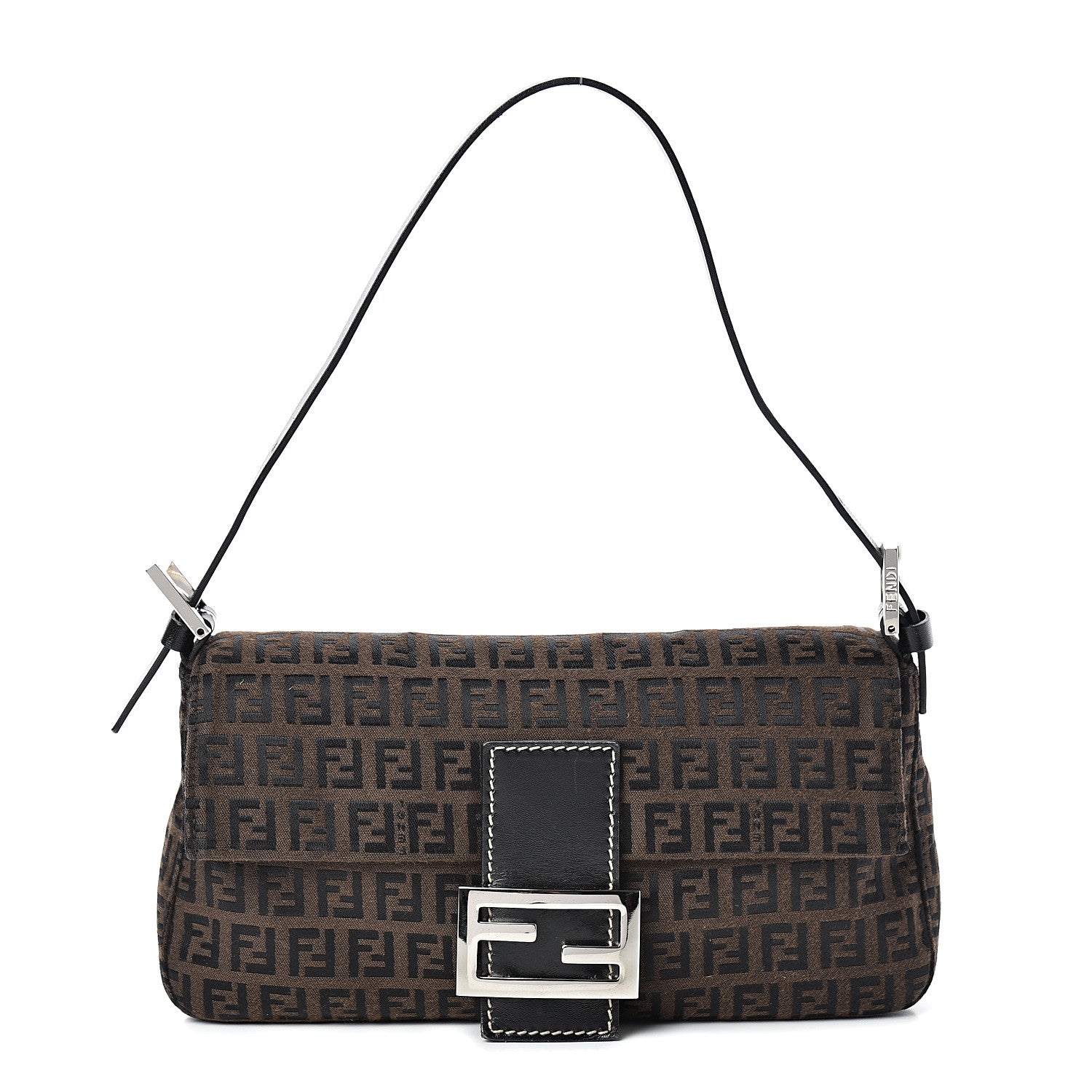 Fendi Zucchino Baguette Brown 1 of 9