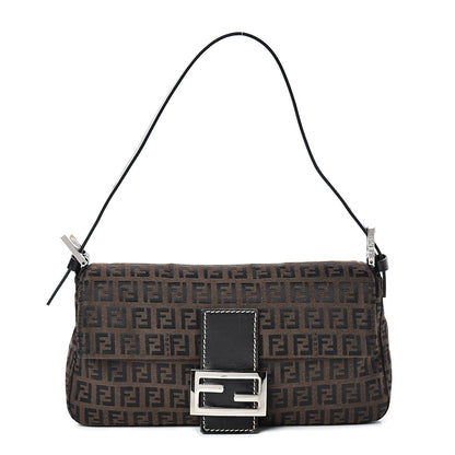 Fendi Zucchino Baguette Brown 1 of 9
