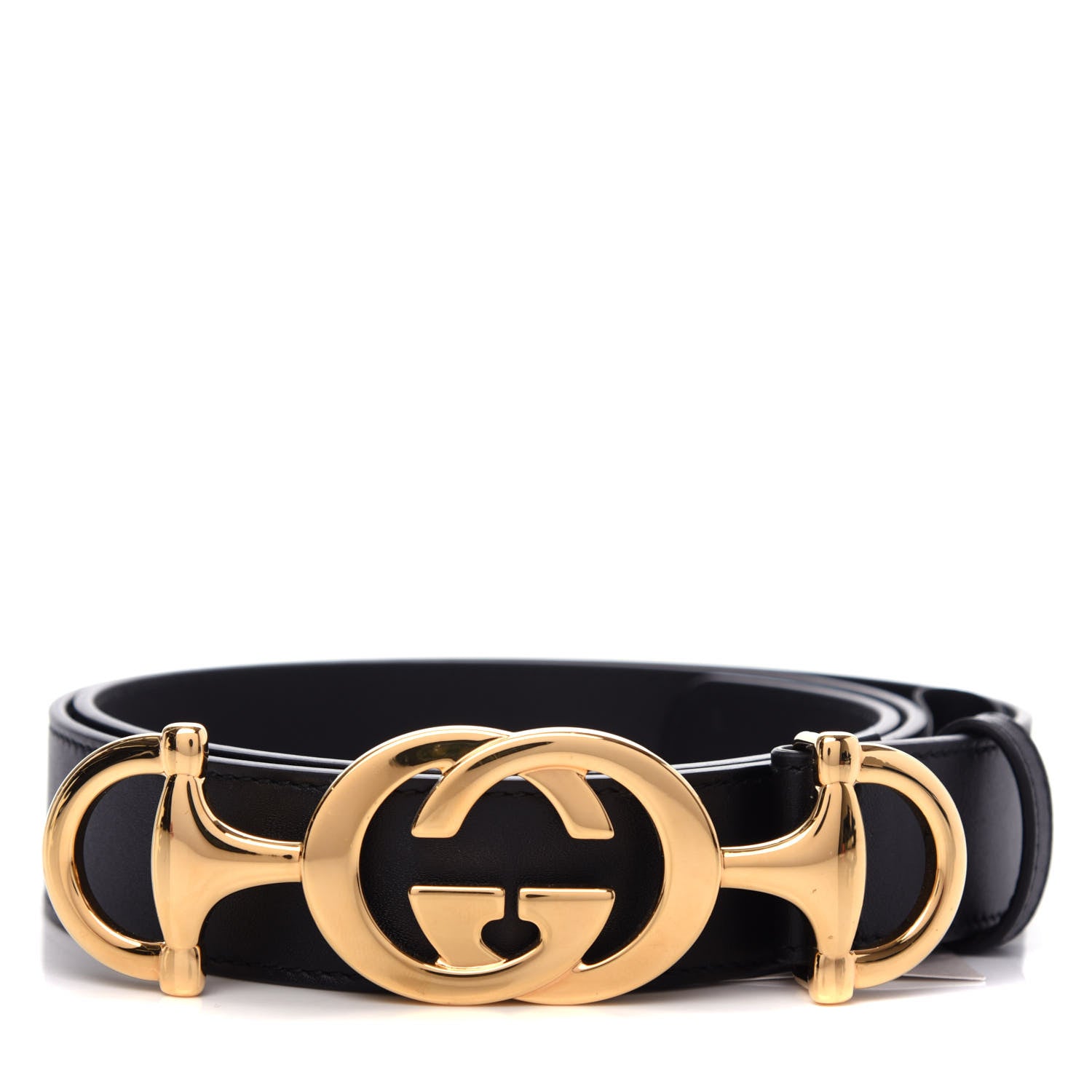 Gucci Calfskin Zumi 30mm Belt 90 36 Black 1 of 5