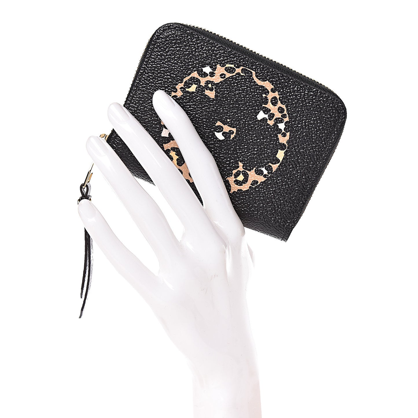 Monogram Giant Jungle Zippy Coin Purse Black