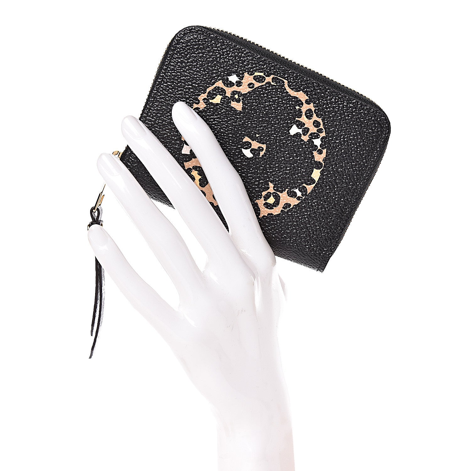 Louis Vuitton Monogram Giant Jungle Zippy Coin Purse Black 2 of 7