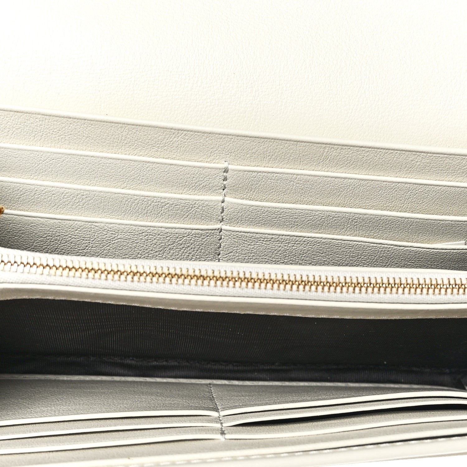 Gucci Calfskin Web Rajah Continental Wallet White 5 of 8