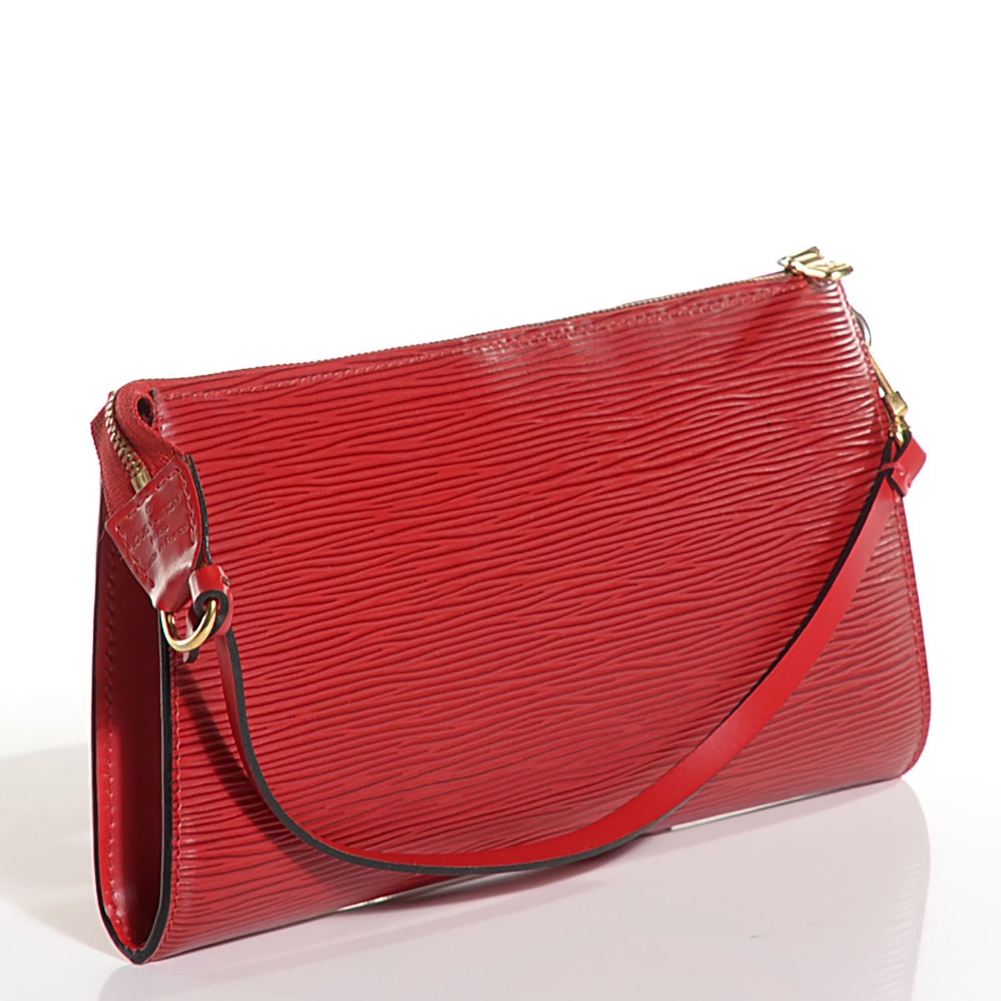 Epi Pochette Accessories 24 Castillan Red