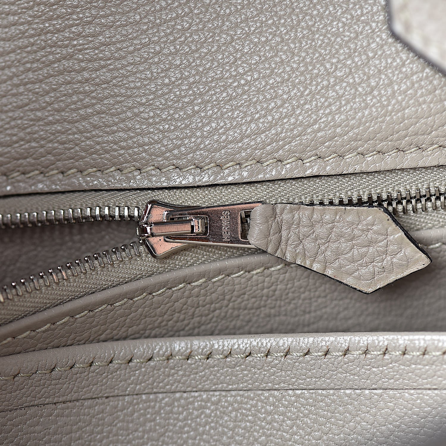 Hermes Taurillon Clemence Birkin 35 Gris Tourterelle 27 of 32