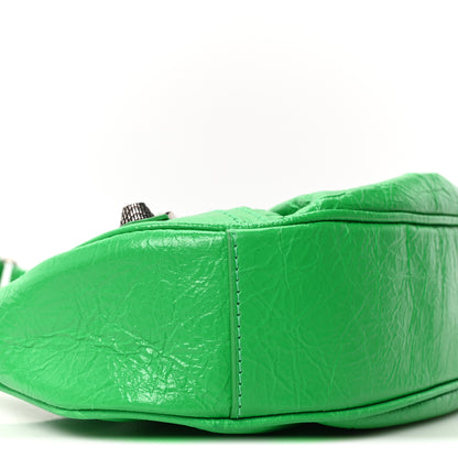 Balenciaga Agneau Arena Le Cagole Shoulder Bag XS Vivid Green 11 of 12