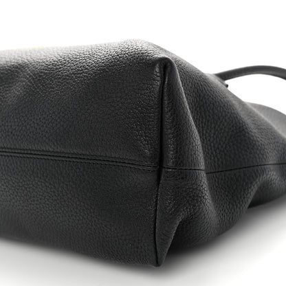 Burberry London Grainy Calfskin Medium Baynard Tote Black 9 of 9
