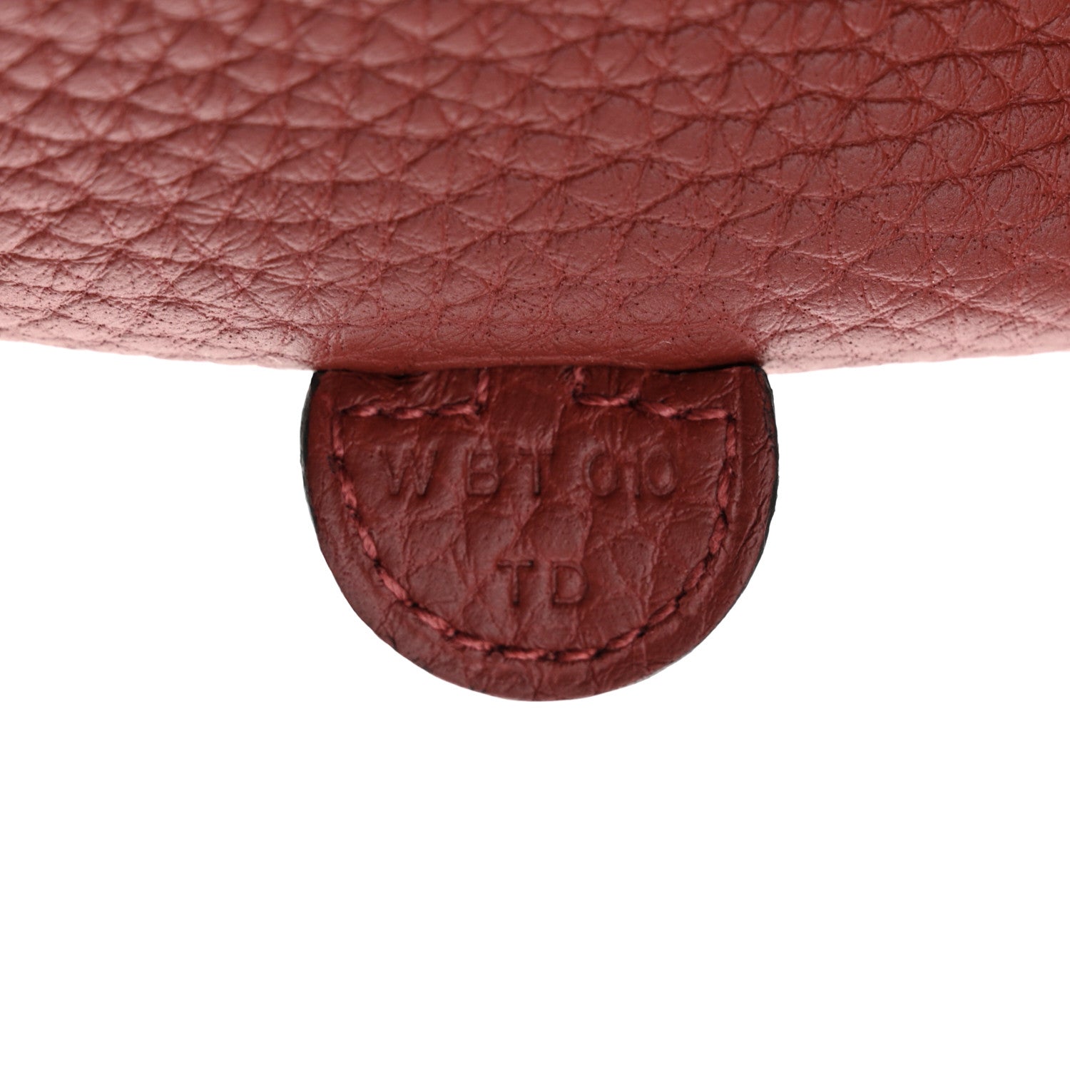 Hermes Taurillon Clemence Amazone Evelyne TPM Rouge H 7 of 11