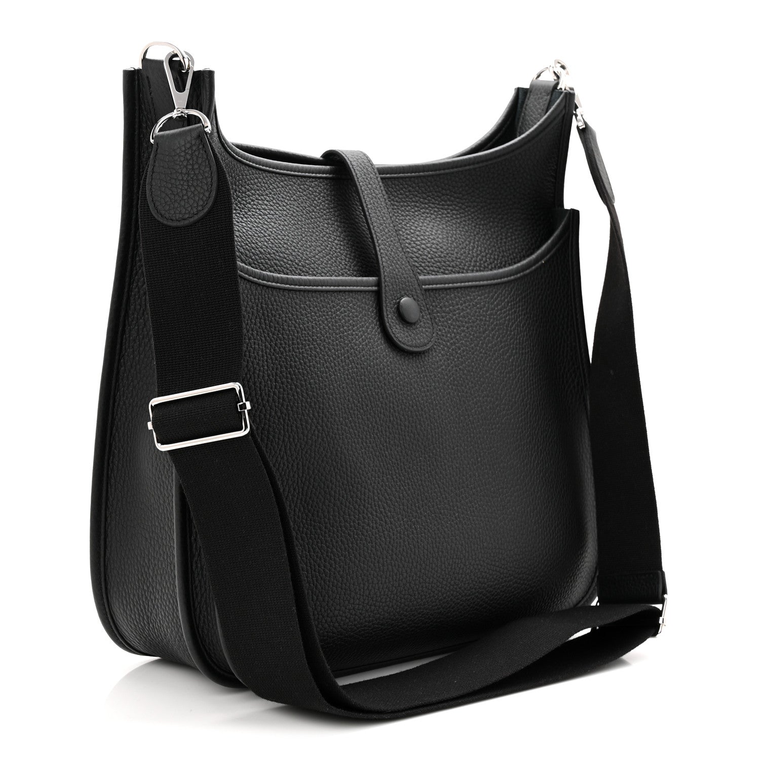 Hermes Taurillon Clemence Evelyne III GM Black 3 of 11
