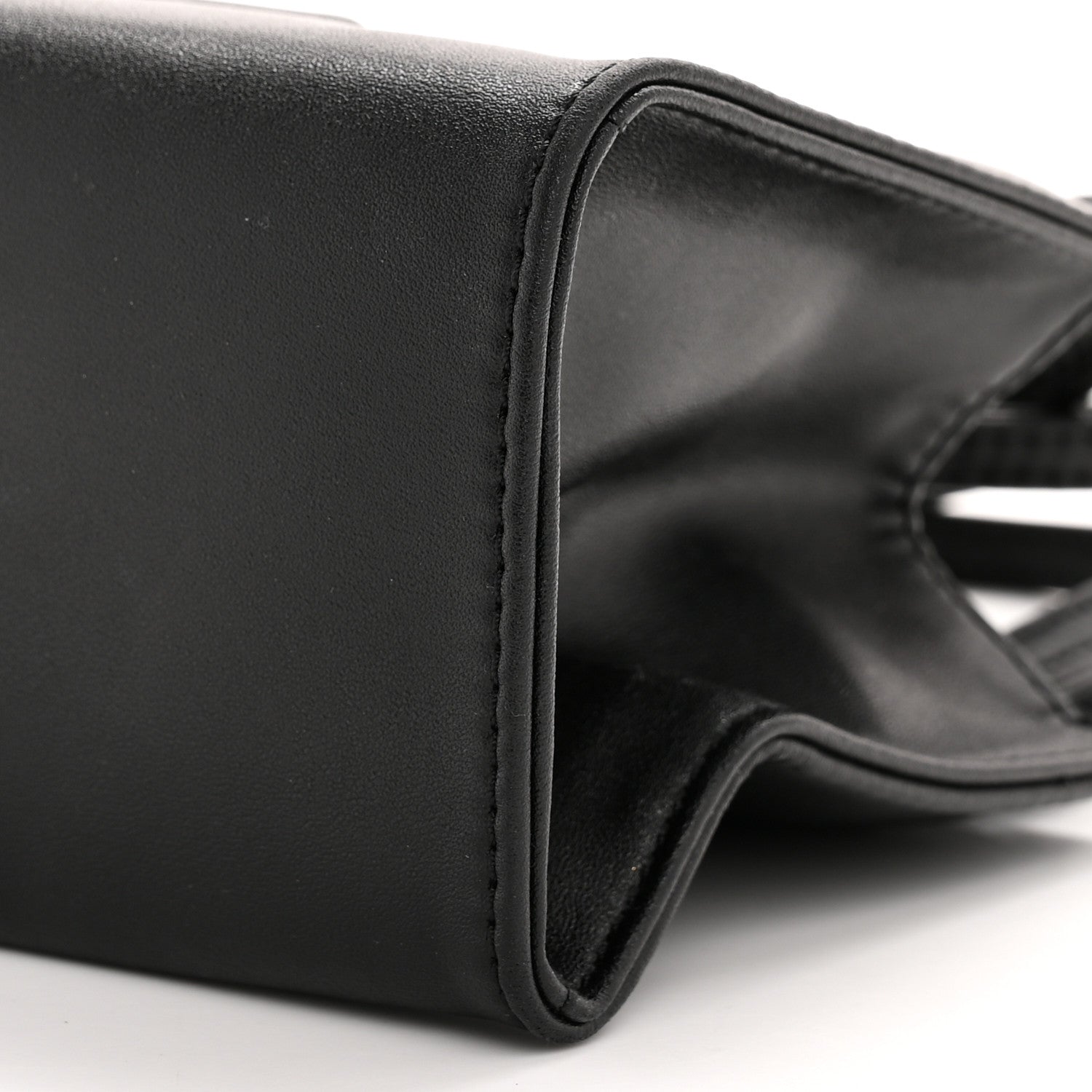 Telfar Vegan Leather Small Shopping Bag Black 11 of 11