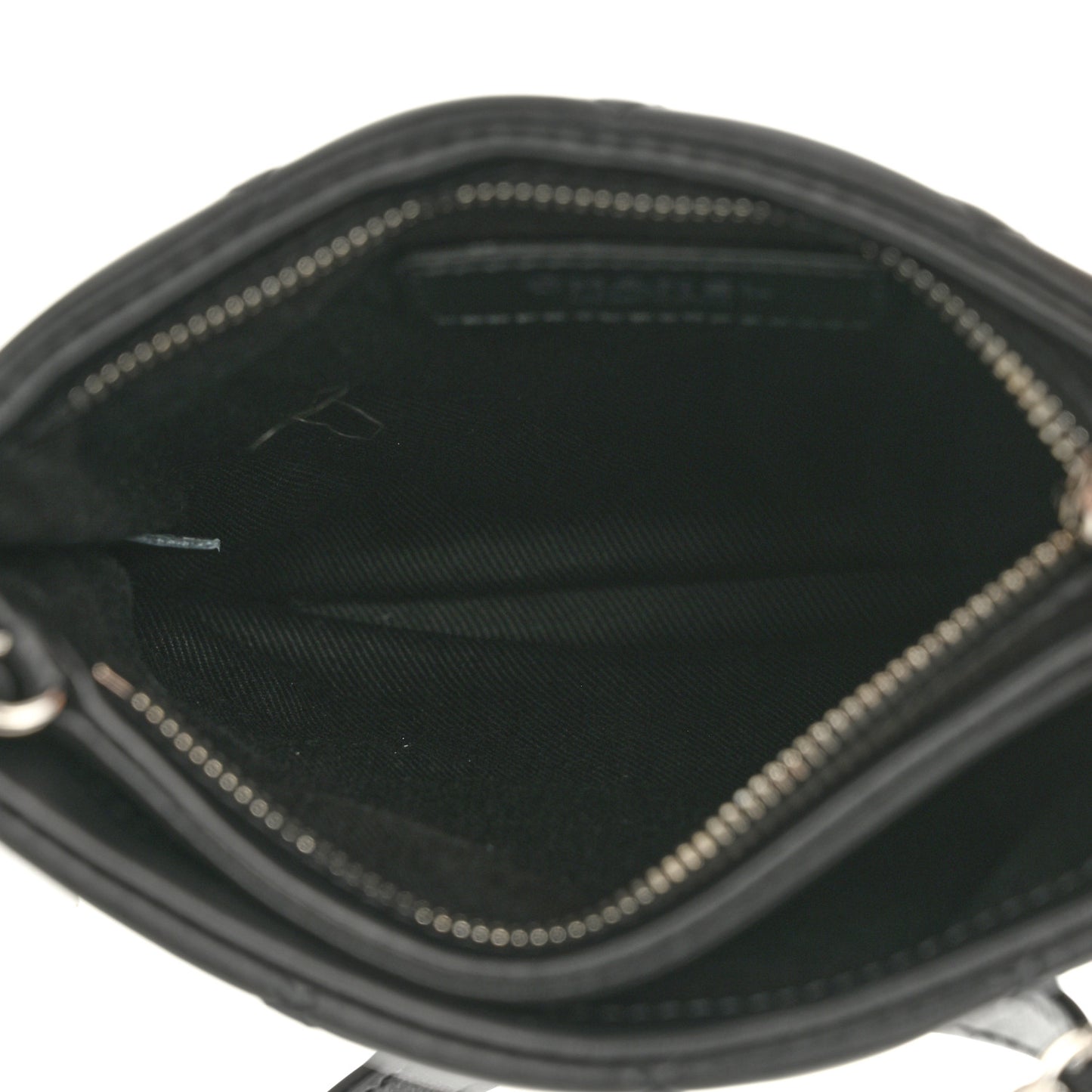 Lambskin Quilted Crossbody Bag Black